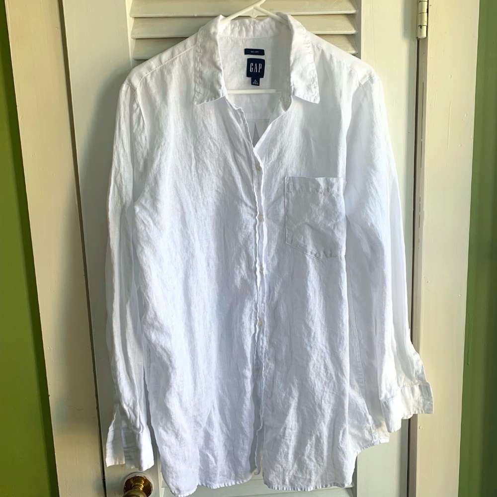 Gap Linen Boyfriend Shirt